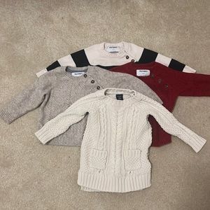 Baby Gap- Old Navy sweaters